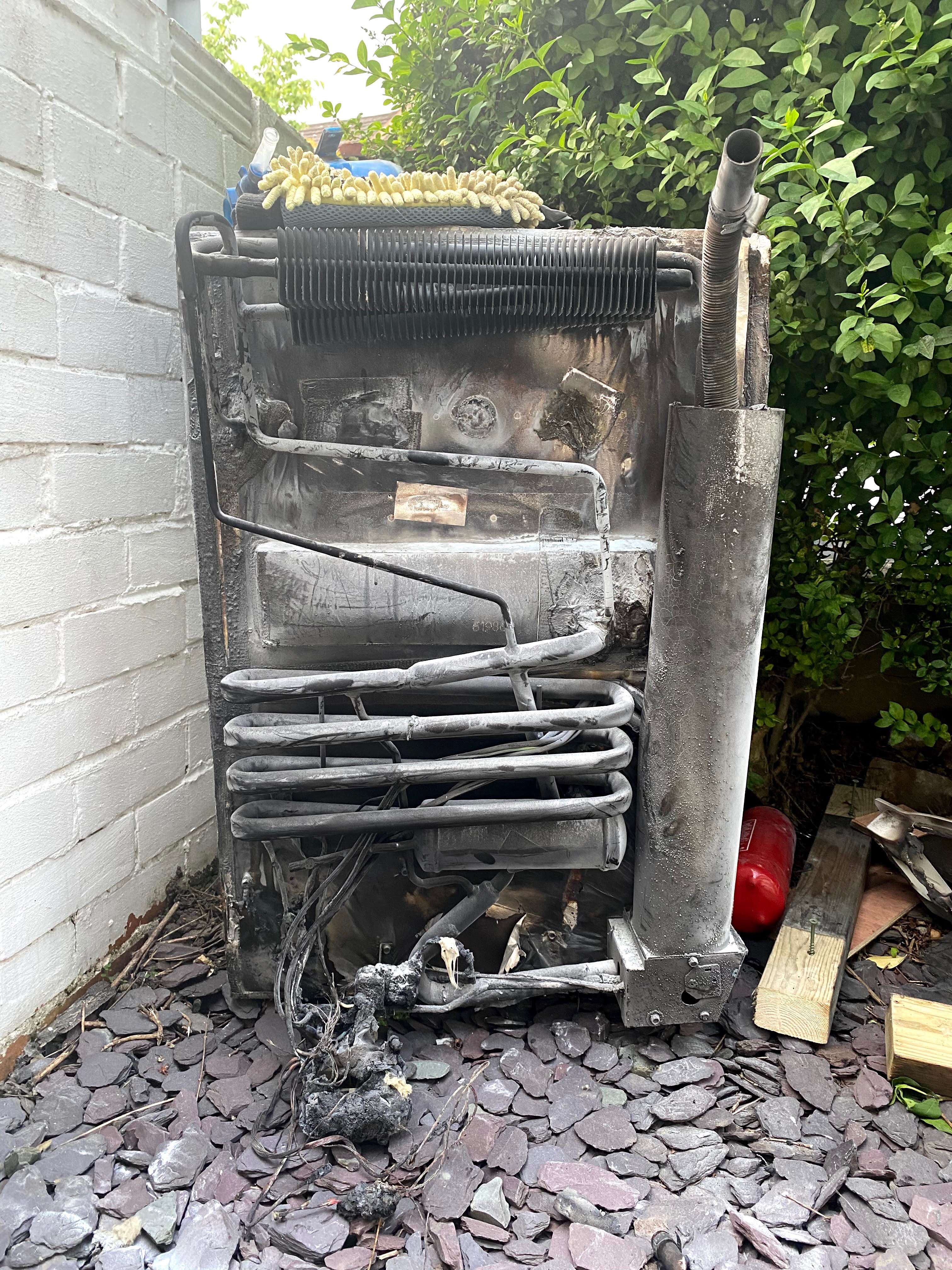The Flaming 3 Way Fridge…. – The Urban Caravan